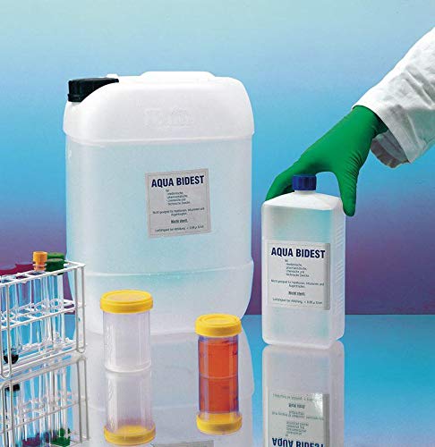 10 litri di Aqua Bidest, acqua pura da laboratorio...