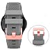 Midenso Bands for Samsung Gear S3 Frontier/Classic Watch Silicone Bracelet Rose Gold Buckle, Sports Silicone Band Strap Replacement Wristband for Samsung Gear S3 Frontier / S3 Classic (Grey-RGB)