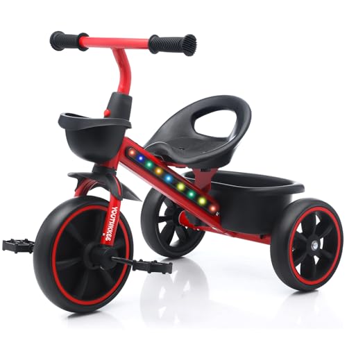 Youthkkee Toddler Tricycle for 2-5 Year Olds, Kids Trike with