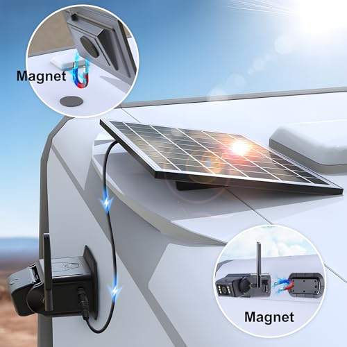 Image of Haloview Byte Tango BT7 Solar Wireless 1080P Solar Powered Backup Camera with Touch Monitor for RV