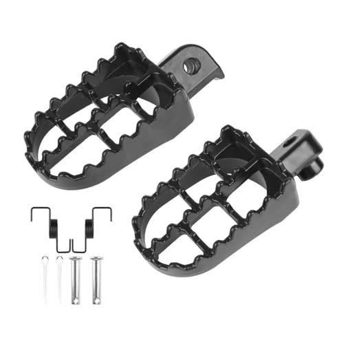 Repose marchepieds moto aluminium pour balades en forêt TW200