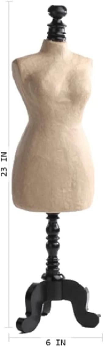 Factory Direct Craft Group of 4 Paper Mache Display Mannequins 23" H