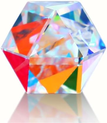1'' Glass Prisms Colored Crystal Optical Prism Beam Splitter For Physics