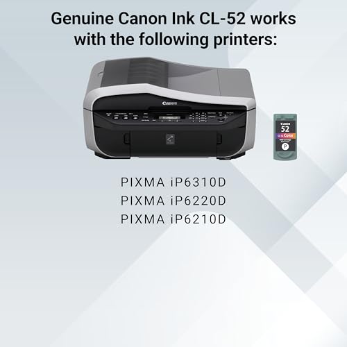 Canon CL-52 Genuine Color Ink Cartridge, Compatible with iP6310D/6220D/6210D - image 4