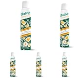 Batiste Trockenshampoo Naturally Grüner Tee & Kamille 200 ml, Trockenshampoo zum Auffrischen und Stylen der Haare, ohne Ausspülen, Haarstyling vegan, mit 100% natürlichen Extrakten (Packung mit 5)