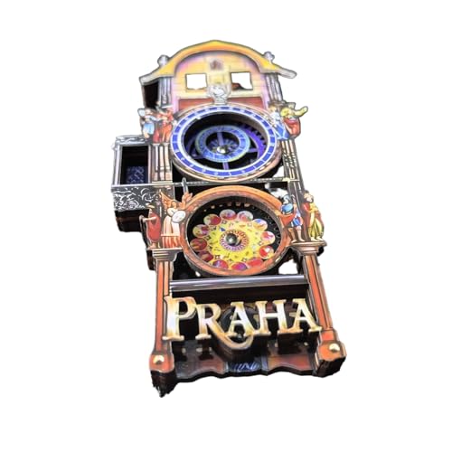 Imán de Nevera 3D de Madera Decorativo de Praga miniatura 3