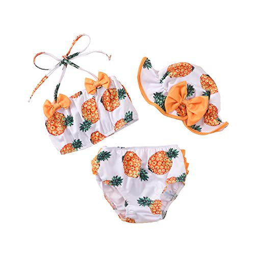 Loalirando Maillot De Bain Bébé Garçon 2 Pièces Anti-UV - Combinaison Manches Longues Zippée + Chapeau Large Bord