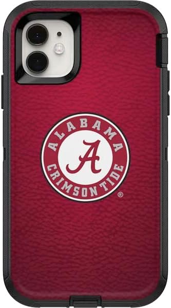 Skinit Decal Skin Compatible with OtterBox Defender iPhone 11 Case - Officially Licensed College University of Alabama Seal Design
