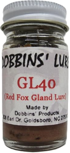 GL40 - Red Fox Gland Lure - Dobbins Lures 1 Ounce Jar