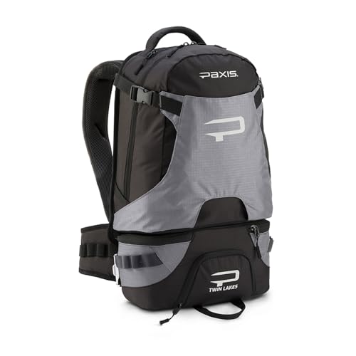 Paxis - Swing-Arm Backpack - Get to Your Gear Without Removing Your Pack. For Hiking, Fly Fishing, Photography & Travel (GREY)
