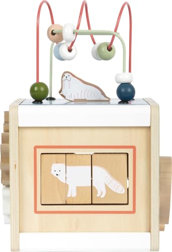 Small Foot Motor Activity Cube Arctic, FSC® 100%-certified wood, motor activities for toddlers aged 12+ mths., 12451 - Image 2