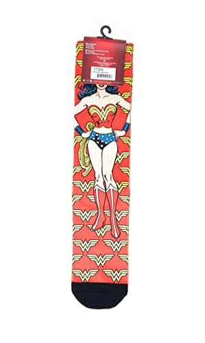 Classic Wonder Woman Crew Socks - SHOE SIZE (5-10 Men) (7-12 women)2