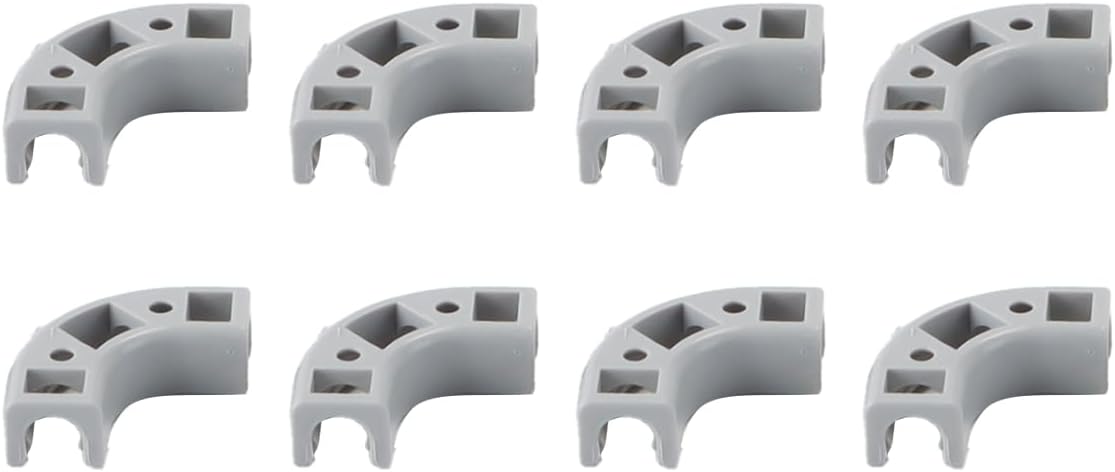 – 8 Pcs Flow Bend Clip, 1/4-inch Plastic PEX Pipe Clamp, for 1/4" RO Tubing PE Pipe Water Tube Accessories, Easy To Install