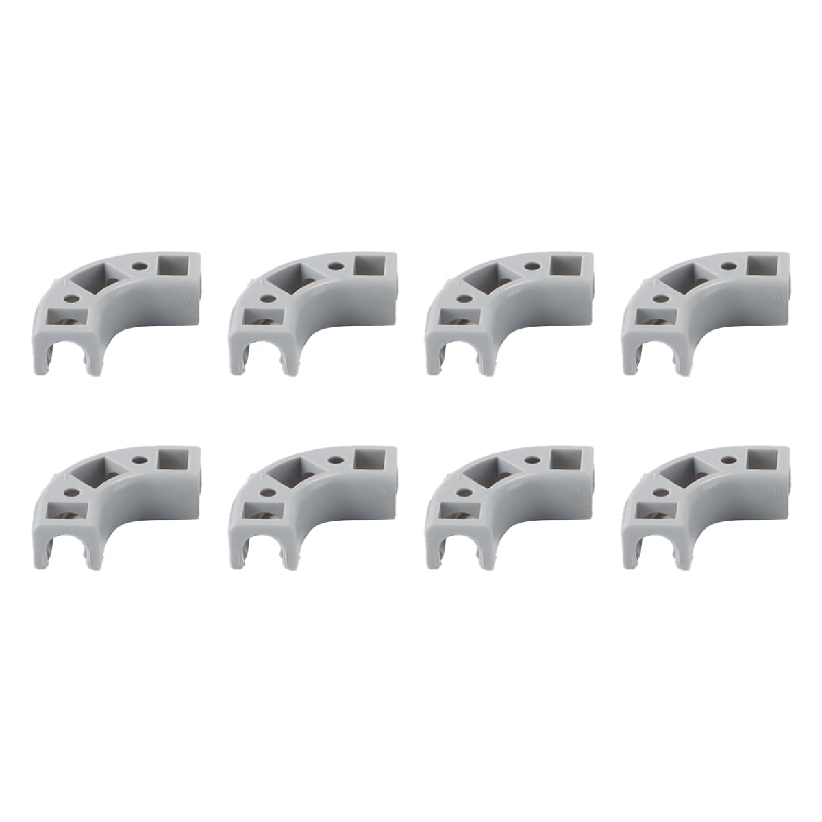 8 Pcs Flow Bend Clip, 1/4-inch Plastic PEX Pipe Clamp, for 1/4" RO Tubing PE Pipe Water Tube Accessories, Easy To Install