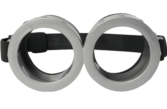 Yiqicomle Costume Goggles Round Steampunk Goggles Glasses Costume Accessories for Men Women Halloween Fancy Dress Up Cosplay Party