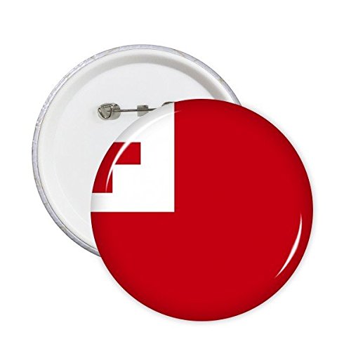 Drapeau Tonga badge rond souvenir d'Océanie à offrir en lot de 5 pièces
