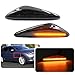 Clignotants latéraux à LED séquentiels pour Mazda MX-5 ND 2016-up 6 Atenza GH 5 Premacy CW RX-8 pour Fiat 124 Spider 2017-2020 Lentille fumée Répéteur latéral dynamique Clignotant
