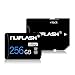 Produktbild 256 GB Micro SD-Karte Speicherkarte/TF-Karte Klasse 10 Hochgeschwindigkeitskarte mit Adapter für Kamera, Telefon, Computer, Dash Came, Überwachung, Drohne