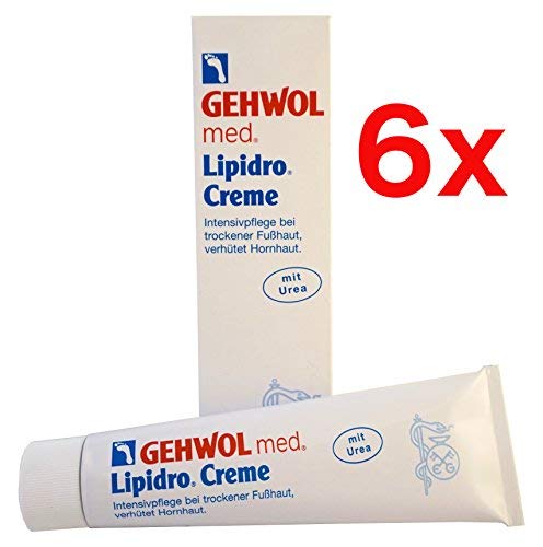 Gehwol med Lipidro Creme 6x 125ml Fußcreme mit Urea