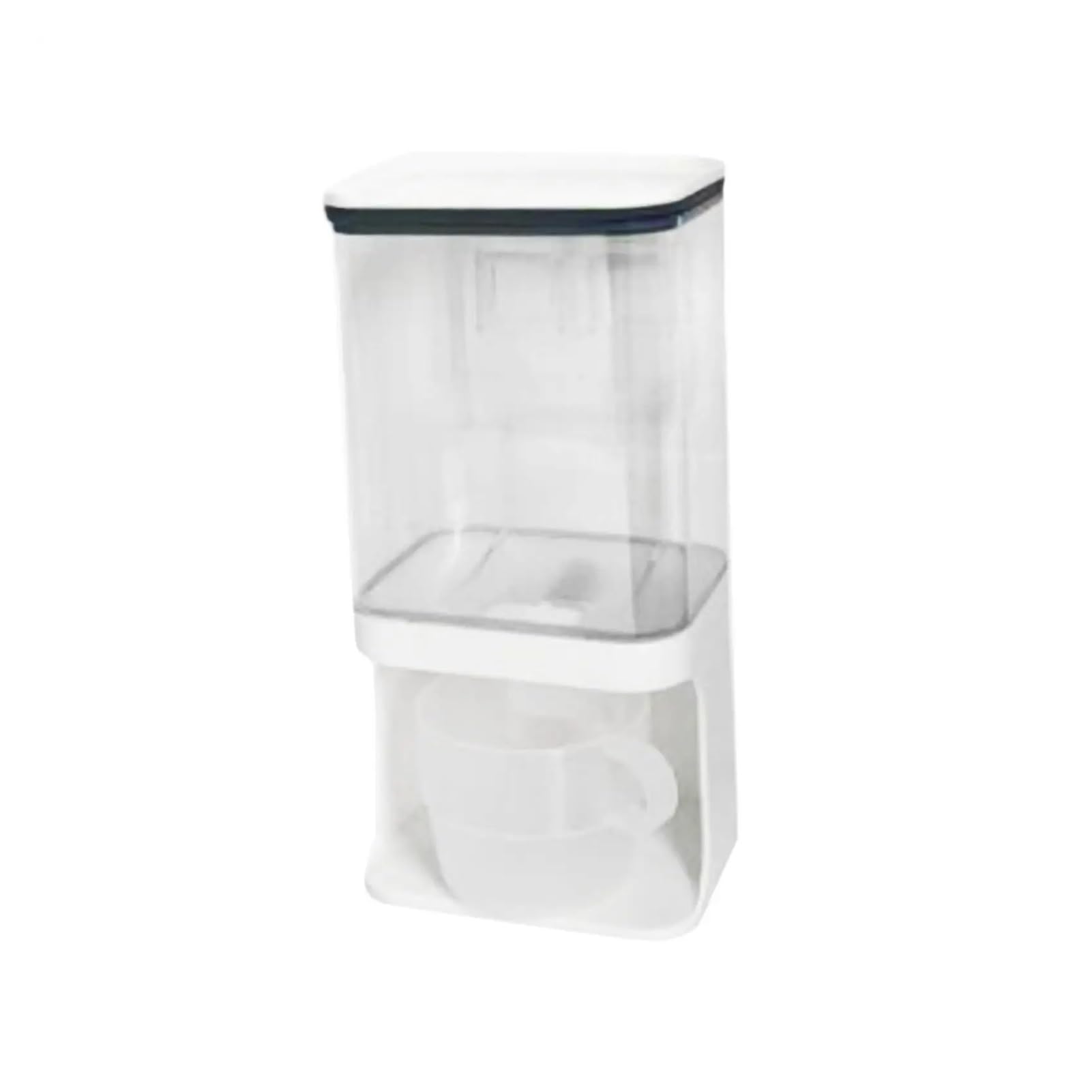 Waschpulverbox, Waschmittelspender, Vorratsdose, Waschpulverspender for Wäsche, Wohnheim, Hotel, Wohnaccessoires(31cmx24.5cmx9.5cm)
