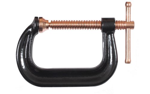 Bessey CDF403C 3-Inch x 2-3/8-Inch Copper Spindle Drop Forged C Clamp