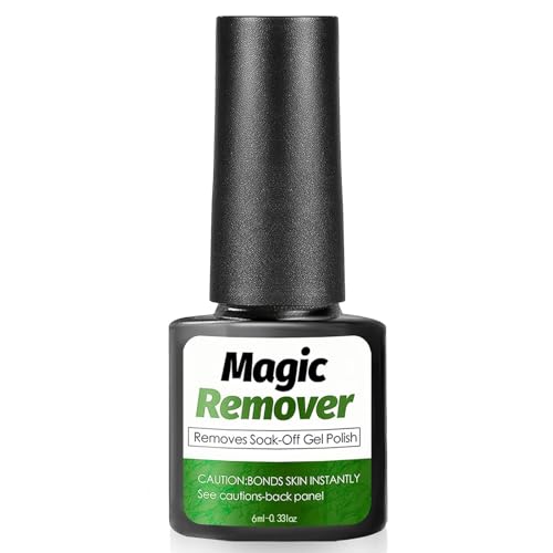 6ml Vernis à Ongles Gel, Dissolvant pour Ongles, Dissolvant Gel Professionnel pour Ongles en 3-6 Minutes