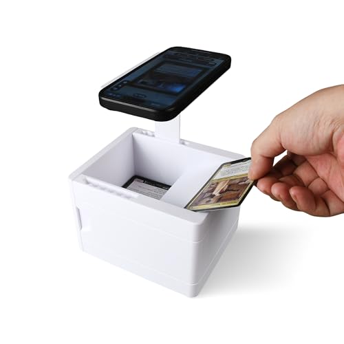 TCG Card Scanner Phone Holder, Compatible with Standard Size Unsleeved Trading Cards, Designed for...