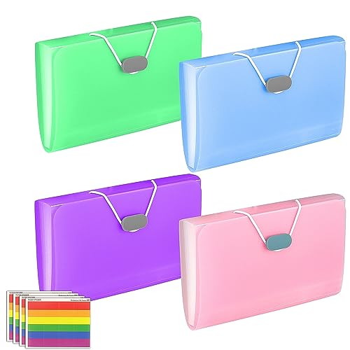 Prmape 4 Pezzi Cartella Portadocumenti A6
