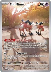 Pokemon - Mr. Mime 179/165 151 - Illustration Art Rare - Single Card