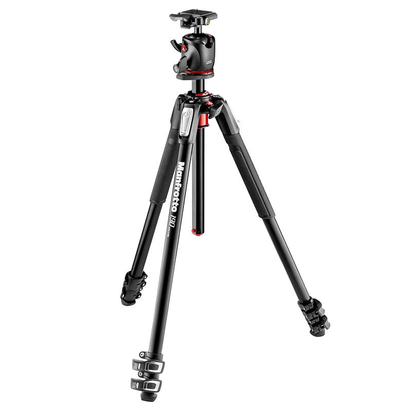 Manfrotto 190X Aluminium Tripod, 3-Section with XPRO Ball Head and