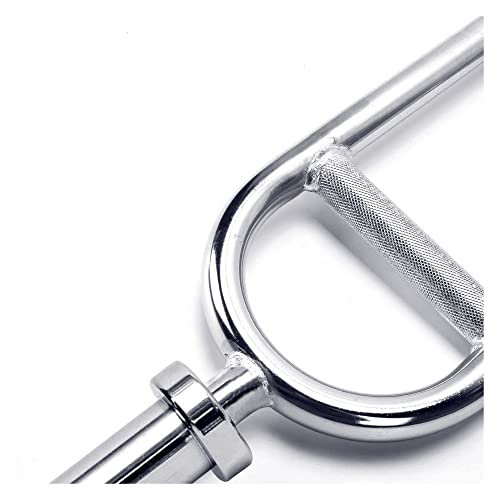 Lions Olympic Bars - 5ft Straight EZ Curl Barbell Bar, Dumbbells Handles, Tricep Trap Bar, Knurled Grips with Spring Collars, Ideal for Home Gym Weightlifting Bodybuilding Strength Training Fitness Exercise - Image 4