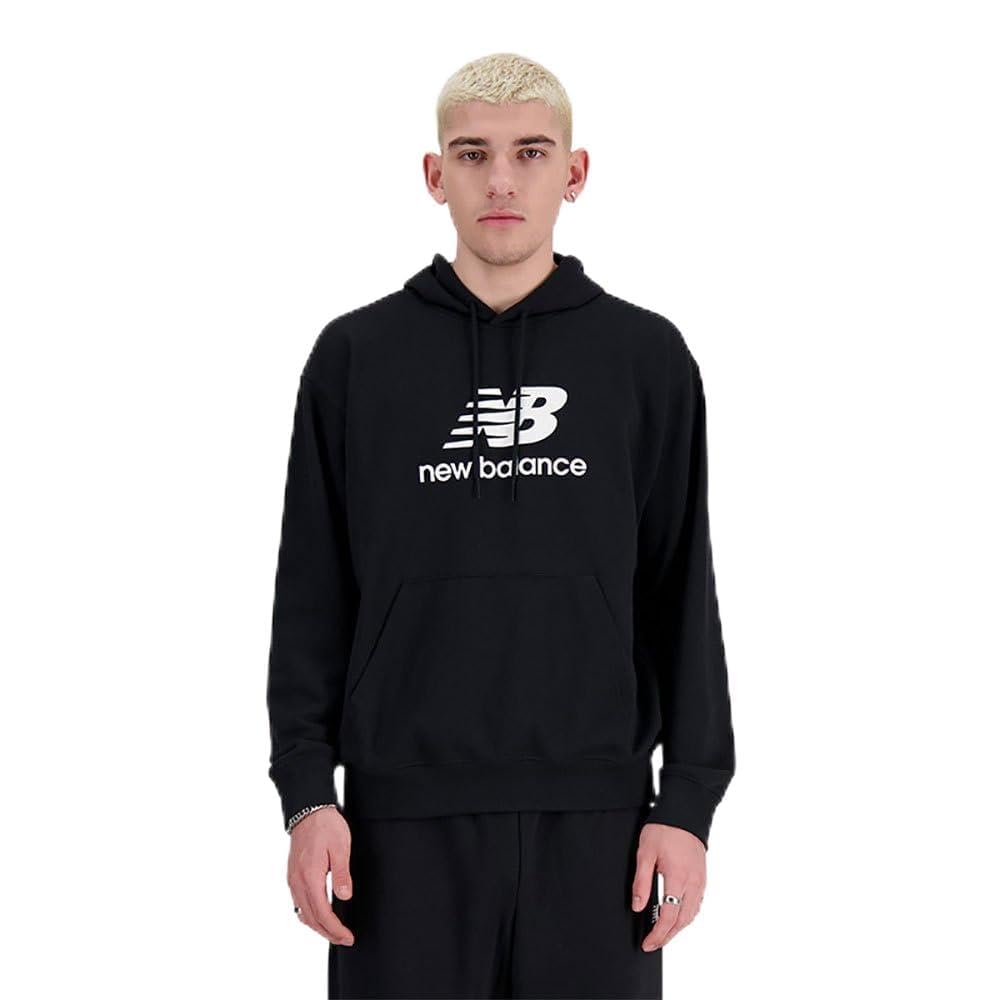 New Balance Sport Essentials Fleece Logo Hoodie Maglia di Tuta Uomo (Pacco da 1)