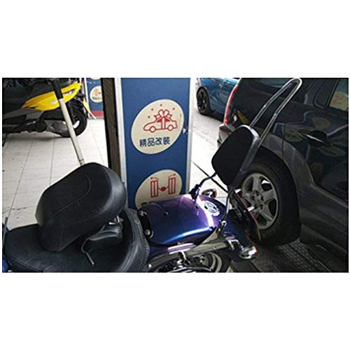 Motorcycle Upgrader Sissy Bar Backrest Compatible With/Replacement For Harley-Davidson Heritage Softail Flstc/Springer Flsts Chrome #TOP3