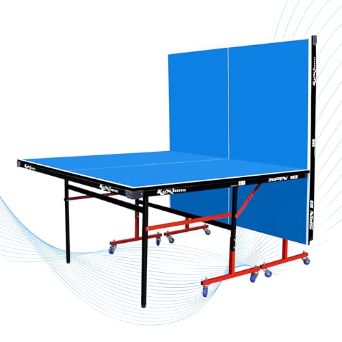 Image of Full-Size Table Tennis Table for Home, 18mm UV-Coated Top, UV & Scratch Resistant, TTFI Approved, Smooth Bounce, Indoor TT Table, tt Table for Home and Clubs, Spin 18