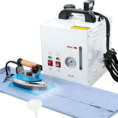 DPLWJPP Caldera de Vapor Portátil con Manómetro Plancha con Generador de Vapor Plancha Eléctrica de Vaporizador Portátil Temperatura Ajustable para Tiendas de Ropa DPLWJPP Caldera de Vapor Portátil con Manómetro Plancha con Generador de Vapor Plancha Eléctrica de Vaporizador Portátil Temperatura Ajustable para Tiendas de Ropa