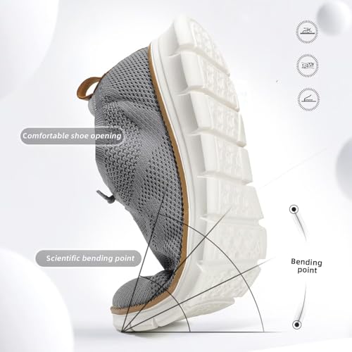 Image of Men's Oxfords Business Shoes Fashion Mesh Casual Dress Walking Sneakers Comfortable Lightweight Soft Sole