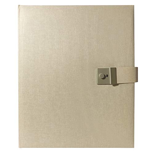 Classeur A4 Goldbuch Summertime Trend 2 en lin avec pochettes