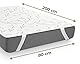 Utopia Bedding Matratzenschoner 80 x 200 x 30 cm Wasserdicht, Weiche Viskose, Mit Elastisch Eckbändern, Oeko-TEX Zertifiziert Matratzenauflage Atmungsaktive, Matratzenschutz