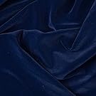 Fashion Fabrics Navy Velvet Flocking Drapery Upholstery Fabric - Sold By The Yard - 60"