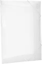 Tilibra - Pasta Aba Elástico Polipropileno 0,35mm Ofício Transparente