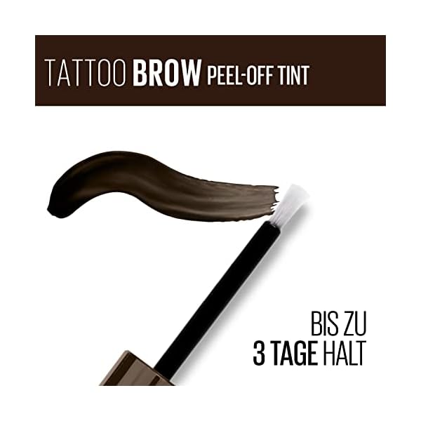 Maybelline New York Tattoo Brow Gel-Tönung für Augenbrauen, zum Abziehen, semi-permanente Farbe, wasserfest, hält bis zu… – Bild 14