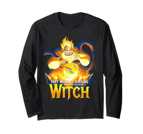 T-shirt Ursula Disney manches longues idéal pour un look streetwear automne