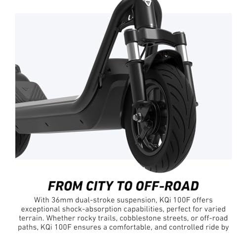 niu k100fk300x electric scooter adults - 600w-900w peak power 18-41 max range top 174-236 mph portable e scooter wsuspension for commute sup turn signal folding handlebarsonly k100f