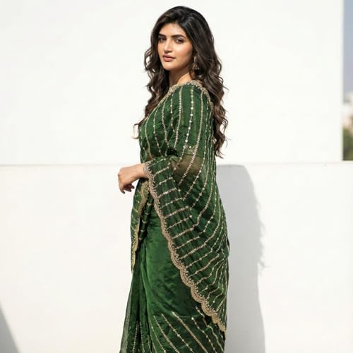 Image of Amazon Brand - Tavasya Womens Saree