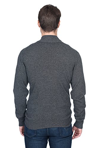 State Fusio Men's Full Zip Up Cardigan Cashmere Merino Wool Mock Neck Long Sleeve Sweater3