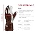 YESWELDER 12 Inches 482℉ Grain Leather TIG Specific Welding Gloves Heat/Fire Resistant Gloves for Welder, Goatskin Mitts for Stick/TIG Welding/Grill/Fireplace/Stove/Oven/BBQ (L)