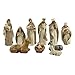 Produktbild Krippenfiguren Holz Set | 10 Stück Christus Geburt Von Jesus Harz Ornament | Krippe Mit Harzfiguren Statue Harzhandwerk | Weihnachtsstatuen Christlich Katholisches Geschenk Religion Dekoration