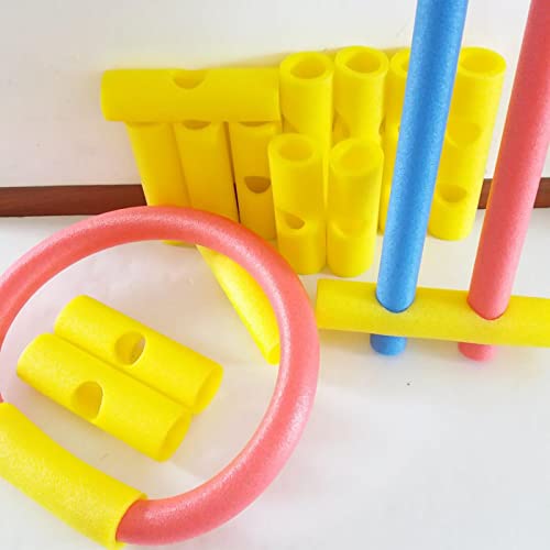 Miniatura 4 de Oshhni Conector De Fideos Para Piscina, Flotador De Natación, De Fideos Para, Conjunta, Montaje De Construcción Diy, De, 2 Agujeros
