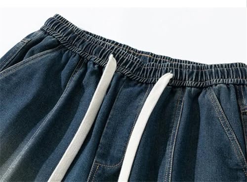 Men Trousers Neutral Solid Color Loose Street Oversized Jeans Outdoor Wide Leg Washing Jean Pants2