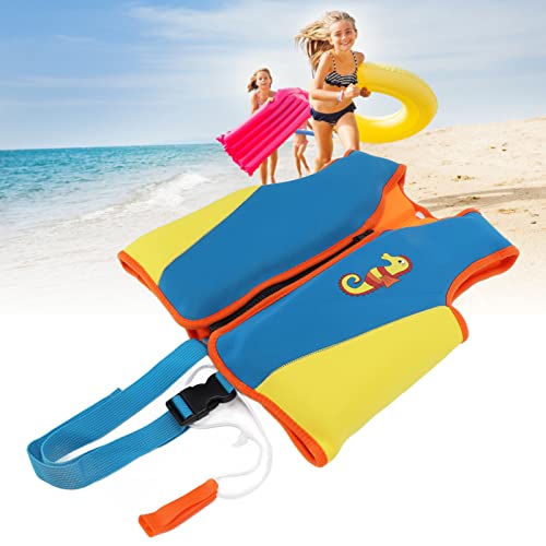 Colete de rafting para crianças, colete salva-vidas infantil azul para piscina